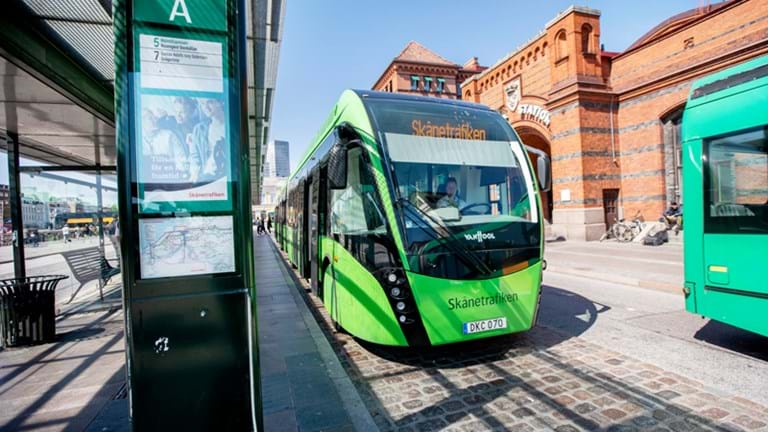 BRT bus in Malmo